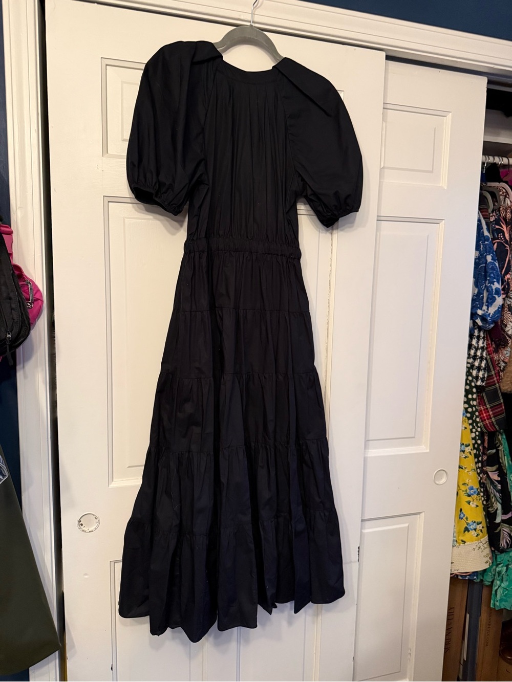 Ulla Johnson midi cotton black dress size 4. NWT - Picture 4 of 6